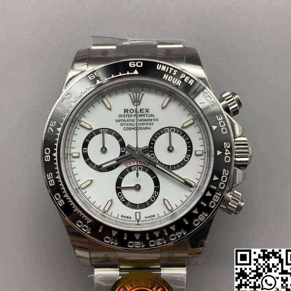 VS Cosmograph 4131 Rolex Daytona Black Movement Bezel Factory M126500LN-0001 0120